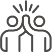 Icono ampliar las vías de colaboración